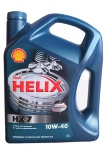 Масло моторное Shell Helix HX7 SAE 10W40 A3/B4  4л, п/синт.