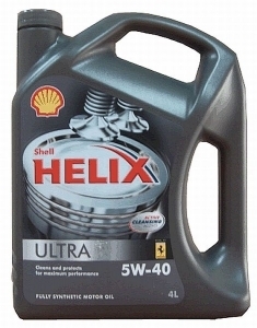 Масло моторное Shell Helix Ultra 5w-40 синт. 4л 