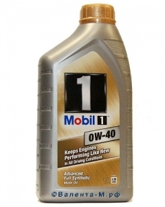 Масло моторное Mobil 1  0W40 1л. синт