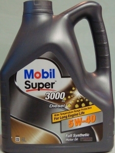 Масло моторное Mobil SUPER 3000 DIESEL X1 5W40 4лсинт